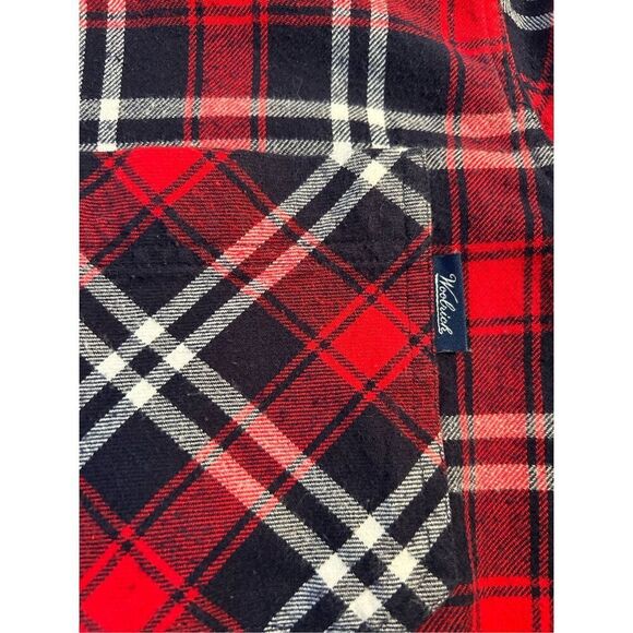 Woolrich MEns M Flannel red/blk cotton? - Picture 5 of 7